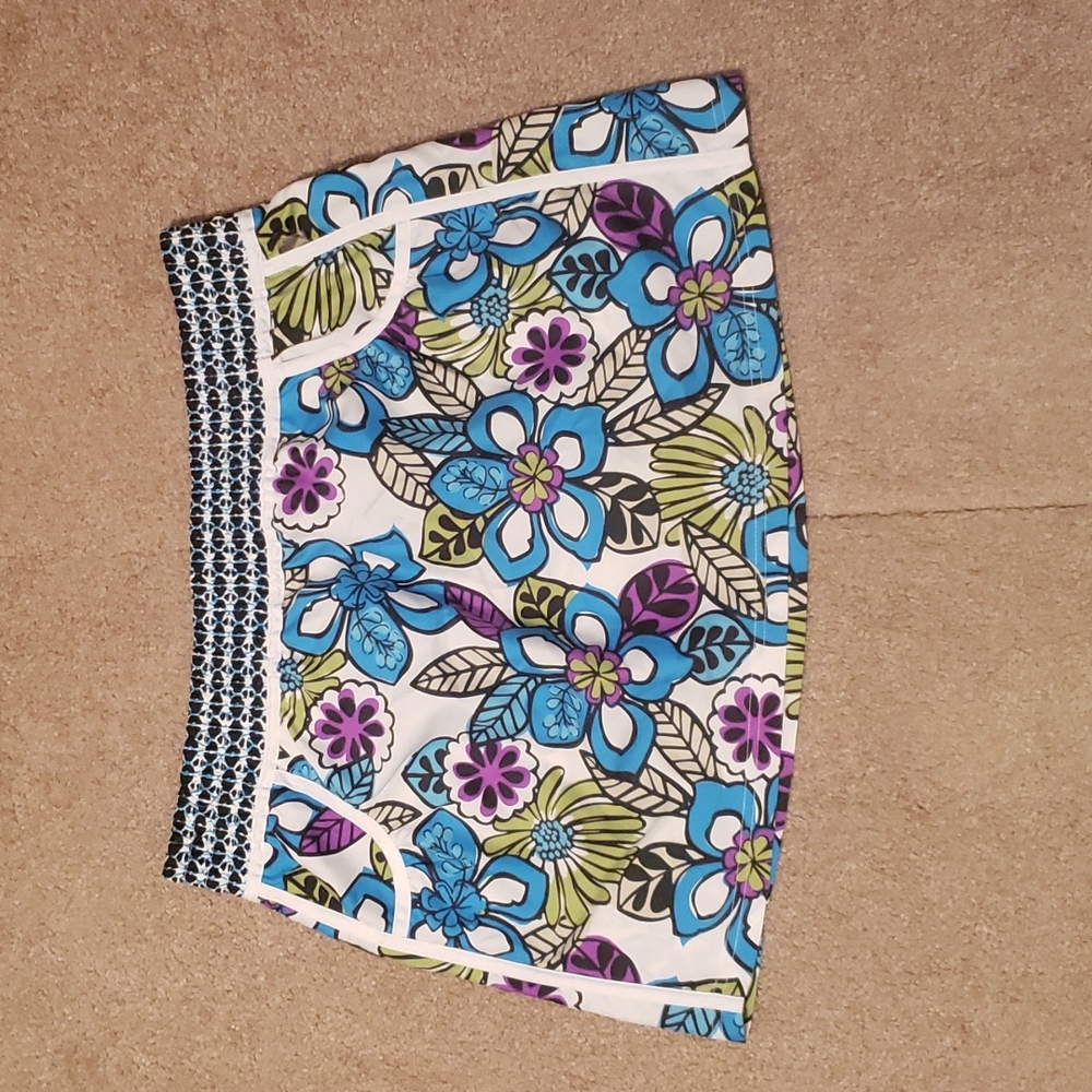Athleta Women's Floral Print Boogie Board Skirt